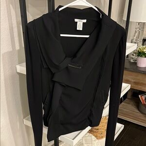 Black Draped Jacket by Bar lll